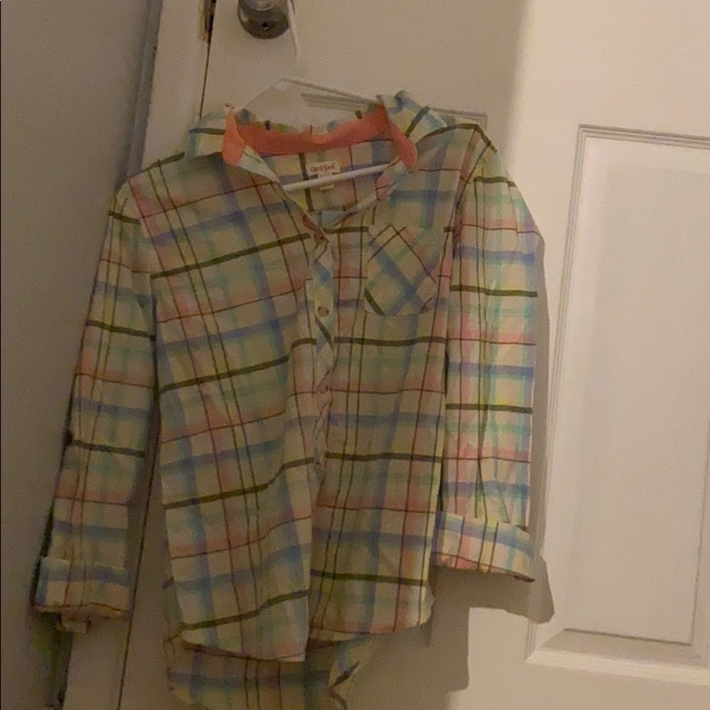 Rainbow flannel